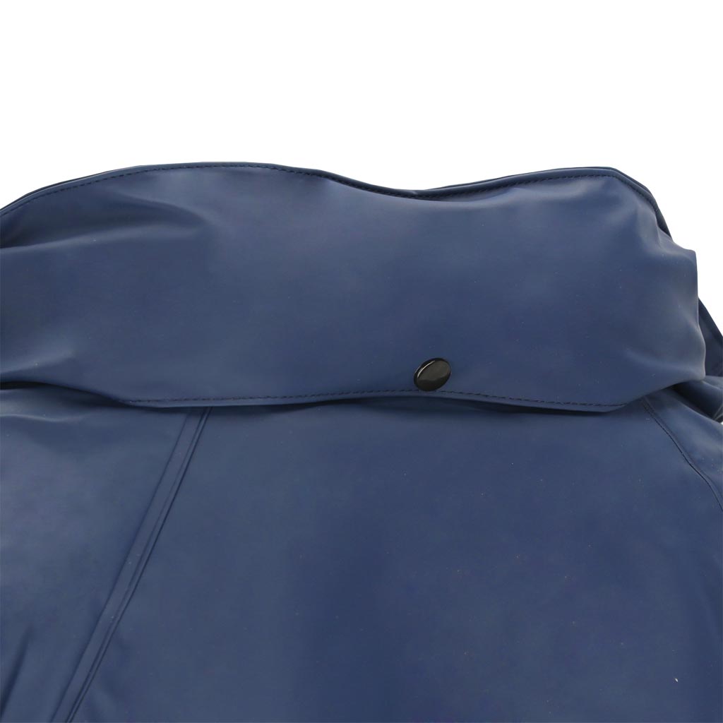 Aukštos kokybės lietpaltis PU/PVC NAVY