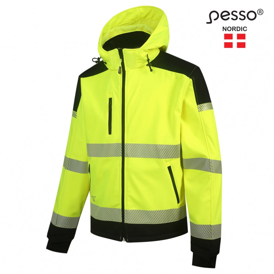 Signalinė striukė Pesso Softshell Palermo Geltona