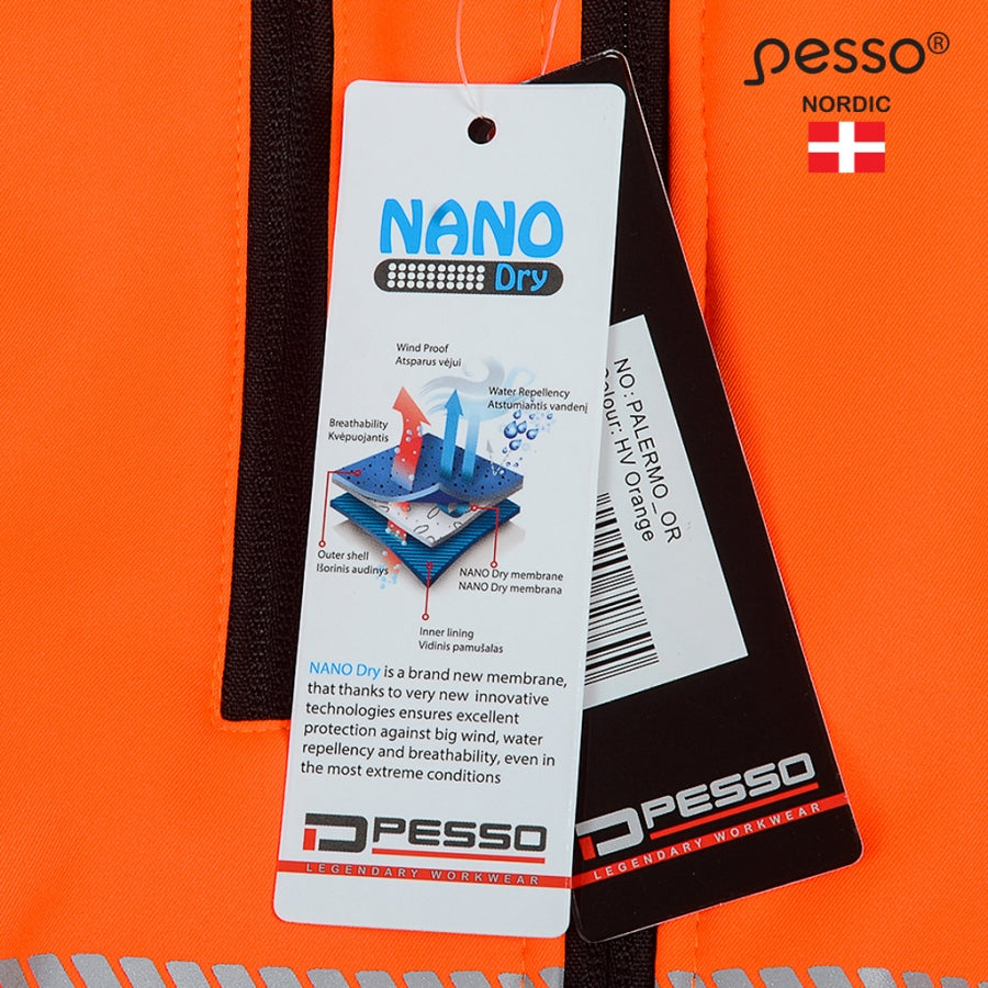 Signalinė striukė Pesso Softshell Palermo Oranžinė