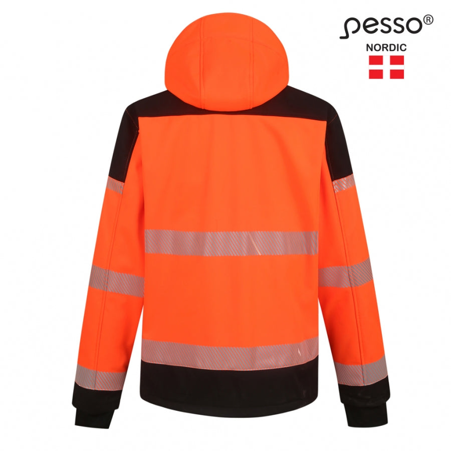 Signalinė striukė Pesso Softshell Palermo Oranžinė