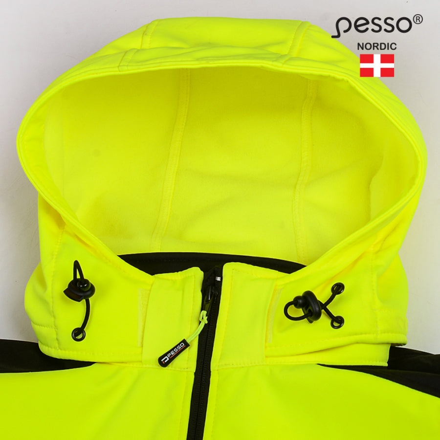Signalinė striukė Pesso Softshell Palermo Geltona