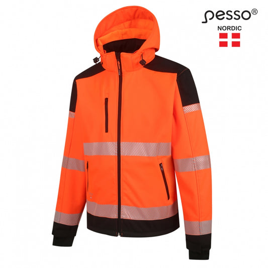 Signalinė striukė Pesso Softshell Palermo Oranžinė
