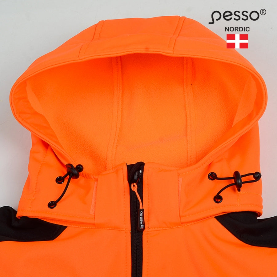 Signalinė striukė Pesso Softshell Palermo Oranžinė