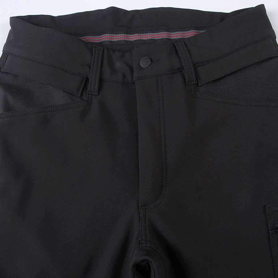 Softshell darbo kelnės PESSO MERCURY_G, juodos su ryškiomis detalėmis