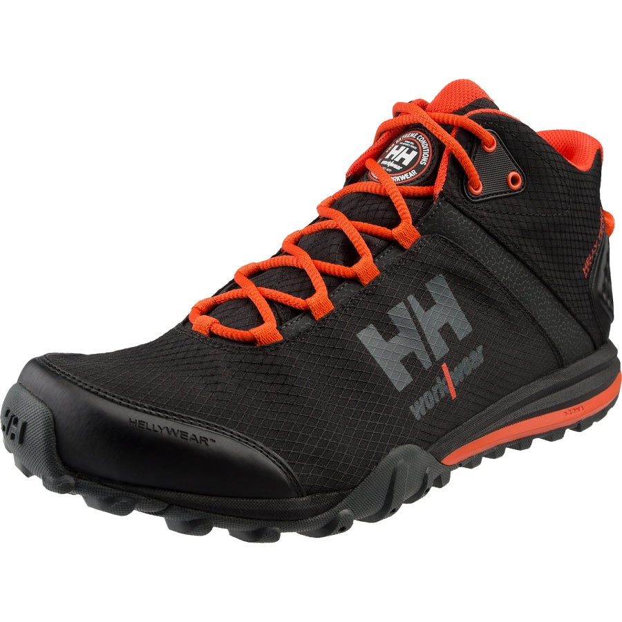 Sportinio stiliaus laisvalaikio batai Helley Hansen RABBORA Orange  Helly Hansen batai Rabbora Trail Mid HT WW (78253) yra lengvi, atsparūs vandeniui, turi tvirtą viršutinę tekstūrą bei "HellyWear" apsaugą. Šie batai taip pat pasižymi geru sukibimu ir puikiai tinka bėgiojimui