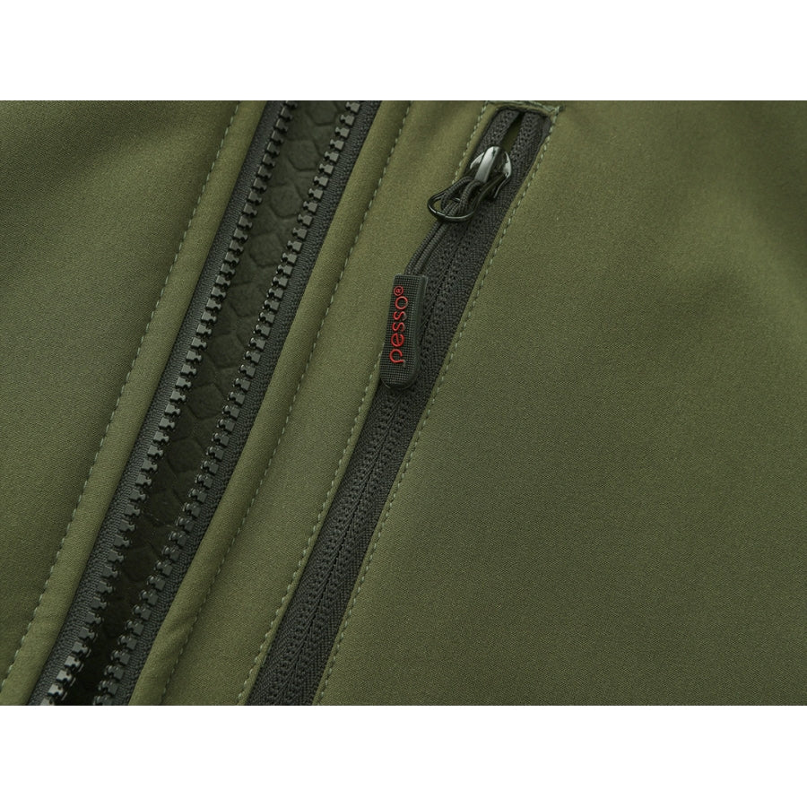 Neperšlampanti SoftShell striukė PESSO OTAVA, khaki spalva