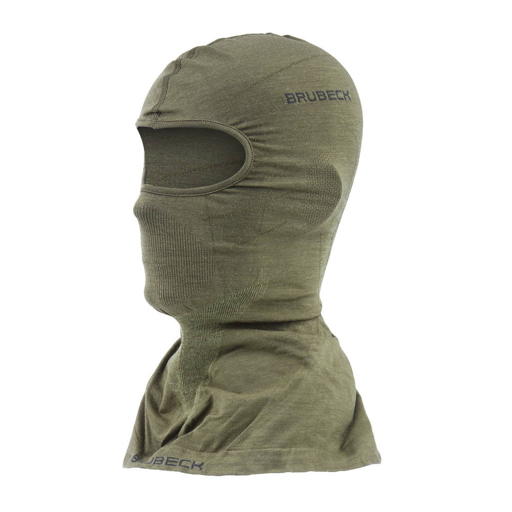 Brubeck termoaktyvi balaklava Ranger Wool – Khaki (L/XL)