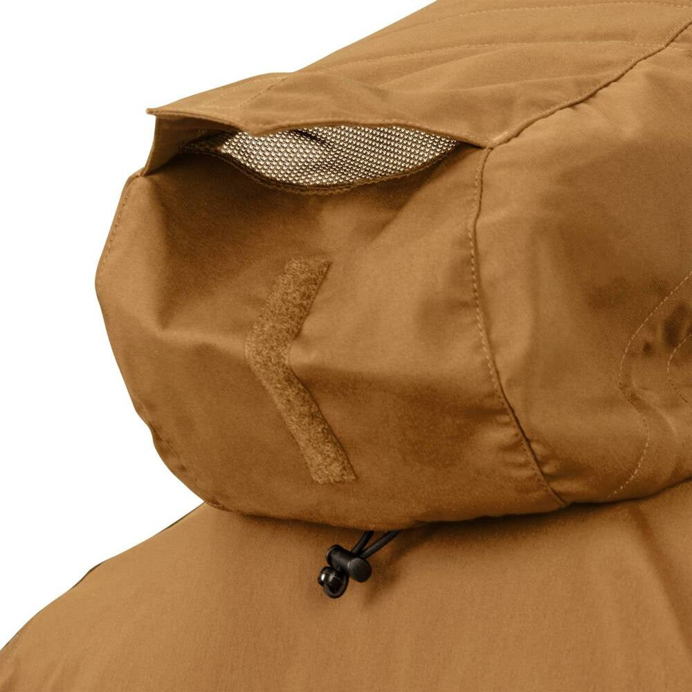Universali Softshell striukė Helikon Anorak Woodsman, ruda su juoda spalva