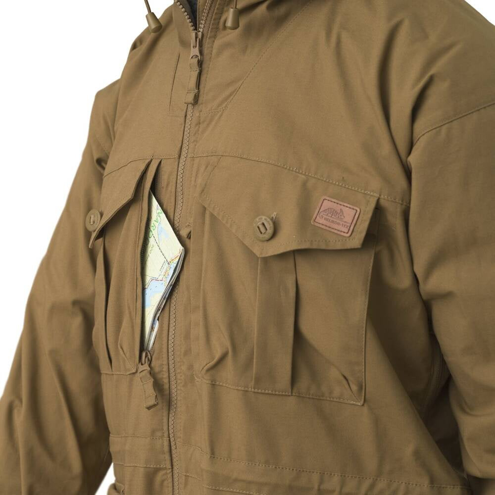 Taktinė striukė Helikon SAS Smock, DuraCanvas, galimos trys spalvos