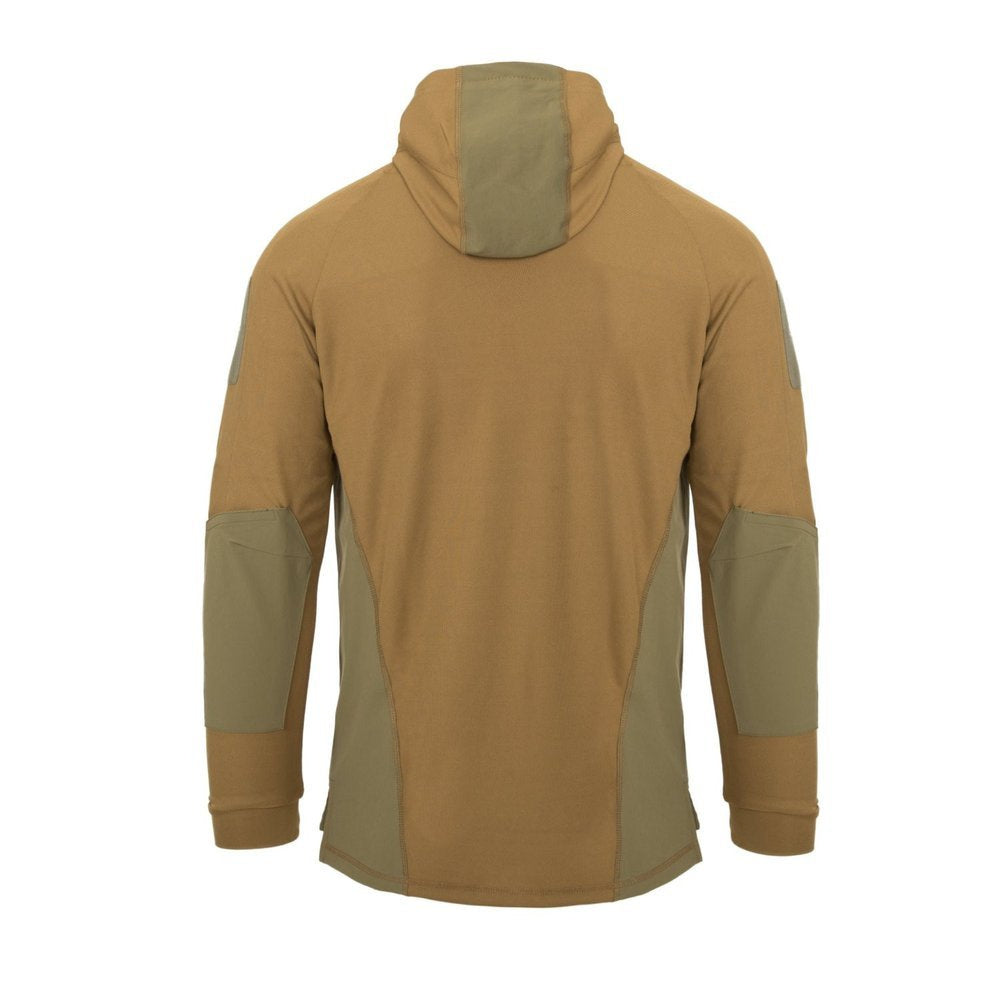 Kokybiškas taktinis džemperis Helikon RANGE HOODIE, žalios spalvos