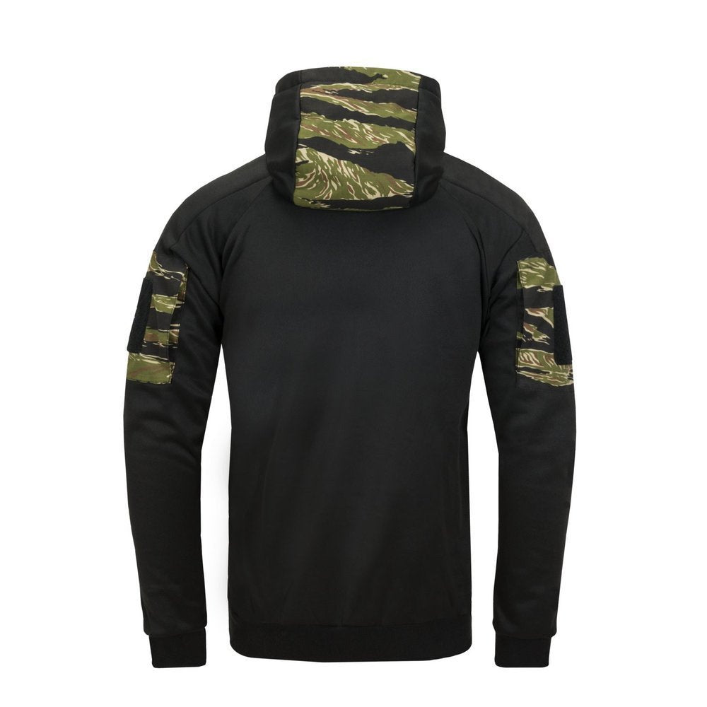 Kokybiškas taktinis džemperis Helikon ROGUE HOODIE, juodos spalvos