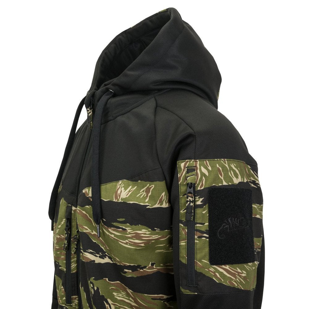 Kokybiškas taktinis džemperis Helikon ROGUE HOODIE, juodos spalvos
