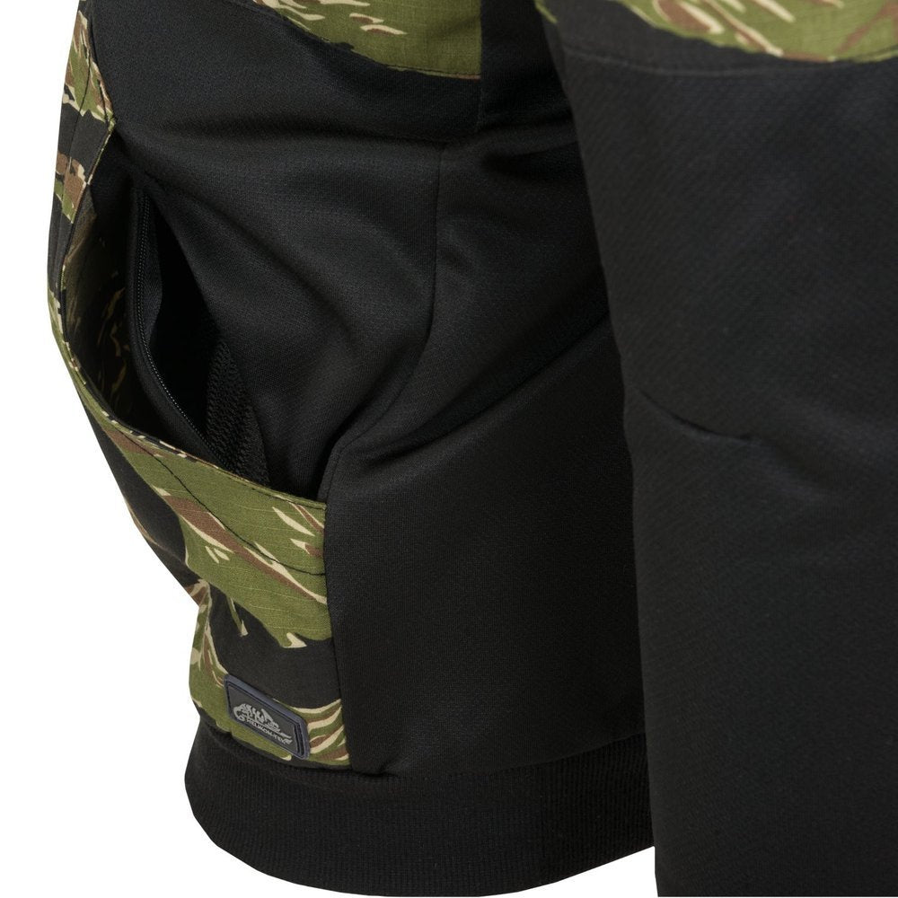 Kokybiškas taktinis džemperis Helikon ROGUE HOODIE, juodos spalvos