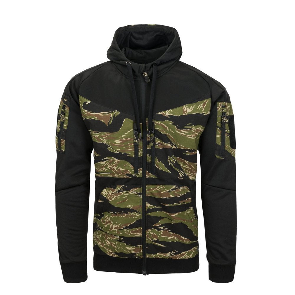 Kokybiškas taktinis džemperis Helikon ROGUE HOODIE, juodos spalvos