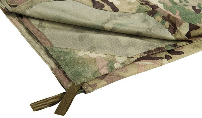 Maskuojančios spalvos tentas-pastogė Helikon-Tex Supertarp Shelter Cape – 3x3 m – Woodland