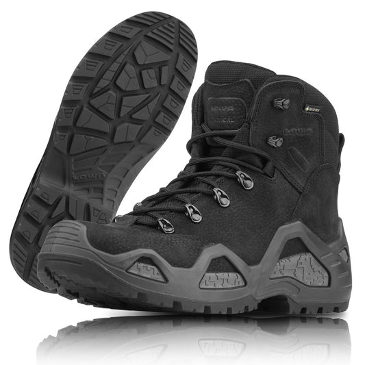 Aukštos kokybės Taktiniai batai LOWA Z-6N GTX C – Gore-Tex, Cordura, juodos spalvos