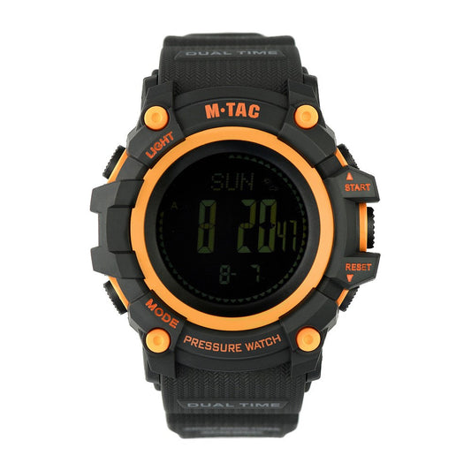 Elektroninis taktinis laikrodis M-Tac Adventure, 40572, juodos-oranžinės spalvos