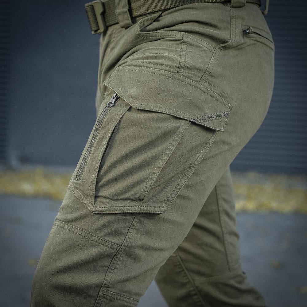 Taktinės kelnės M-Tac Patriot Gen. III Vintage, žalios (dark olive) spalvos