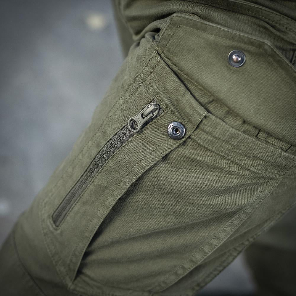 Taktinės kelnės M-Tac Patriot Gen. III Vintage, žalios (dark olive) spalvos