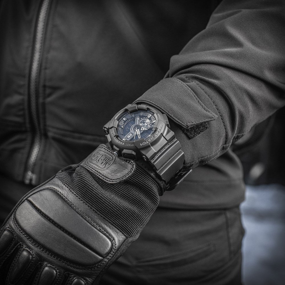 Multifunkcinis taktinis laikrodis M-Tac Tactical Sports Watch 40571, juodos spalvos