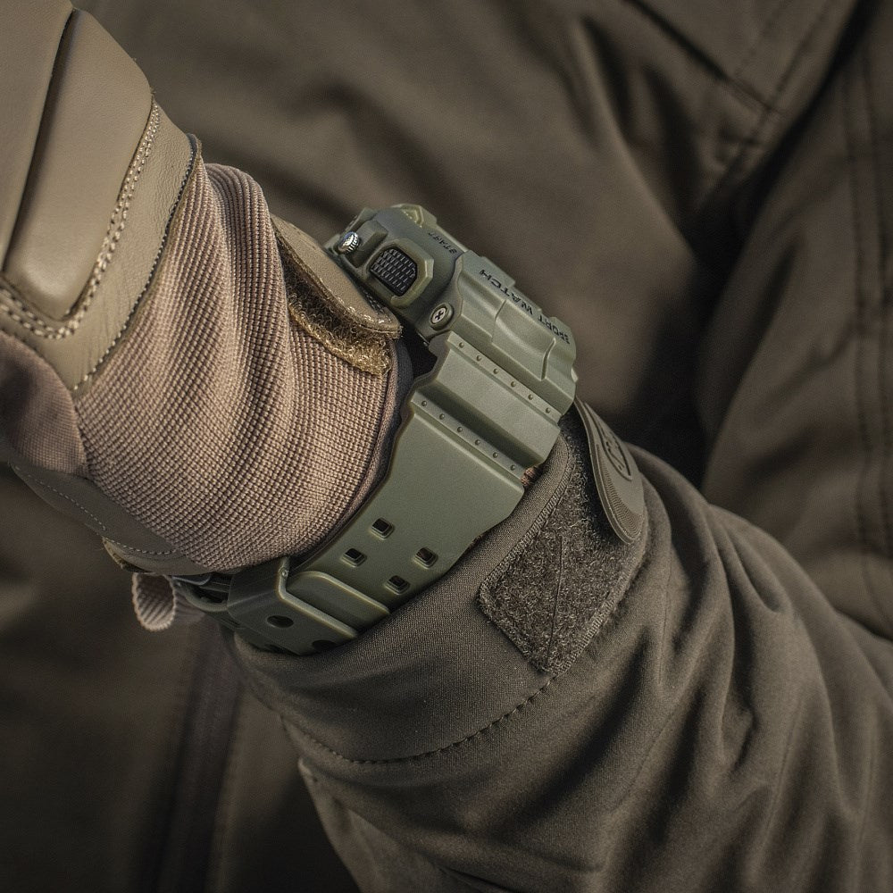 Multifunkcinis taktinis laikrodis M-Tac Tactical Sports Watch, 40570, žalios Olive spalvos