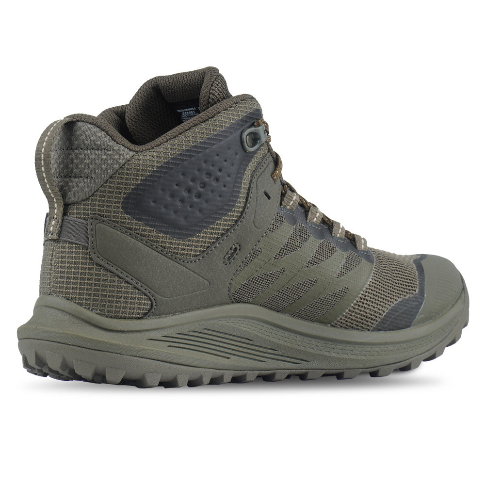 Lengvi, patogūs ir atsparūs taktiniai batai Merrell Nova 3 Tactical Mid, tamsiai žalios spalvos