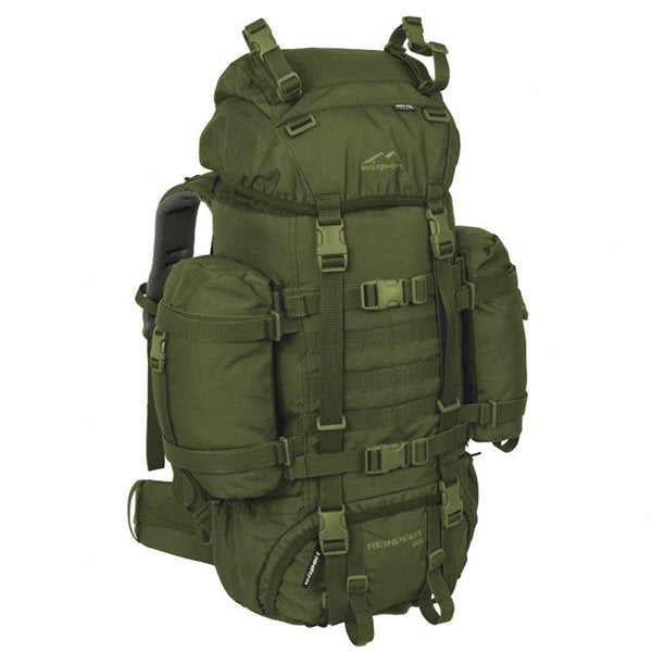 Profesionali Taktinė kuprinė WISPORT REINDEER 55 (CORDURA, 55 L, Olive Green)