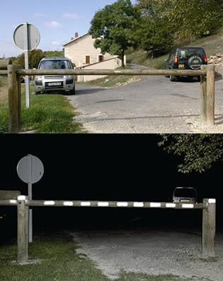 Šviesą atspindintys dazai