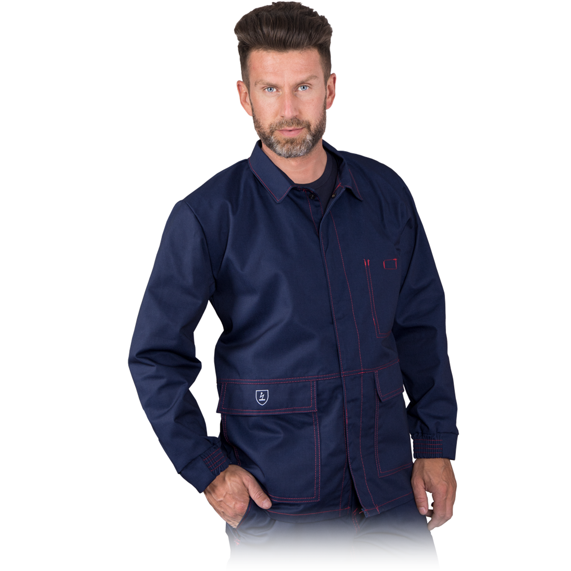 Darbo rūbai skirti dirbti sprogioje ar gaisro pavojaus aplinkoje.