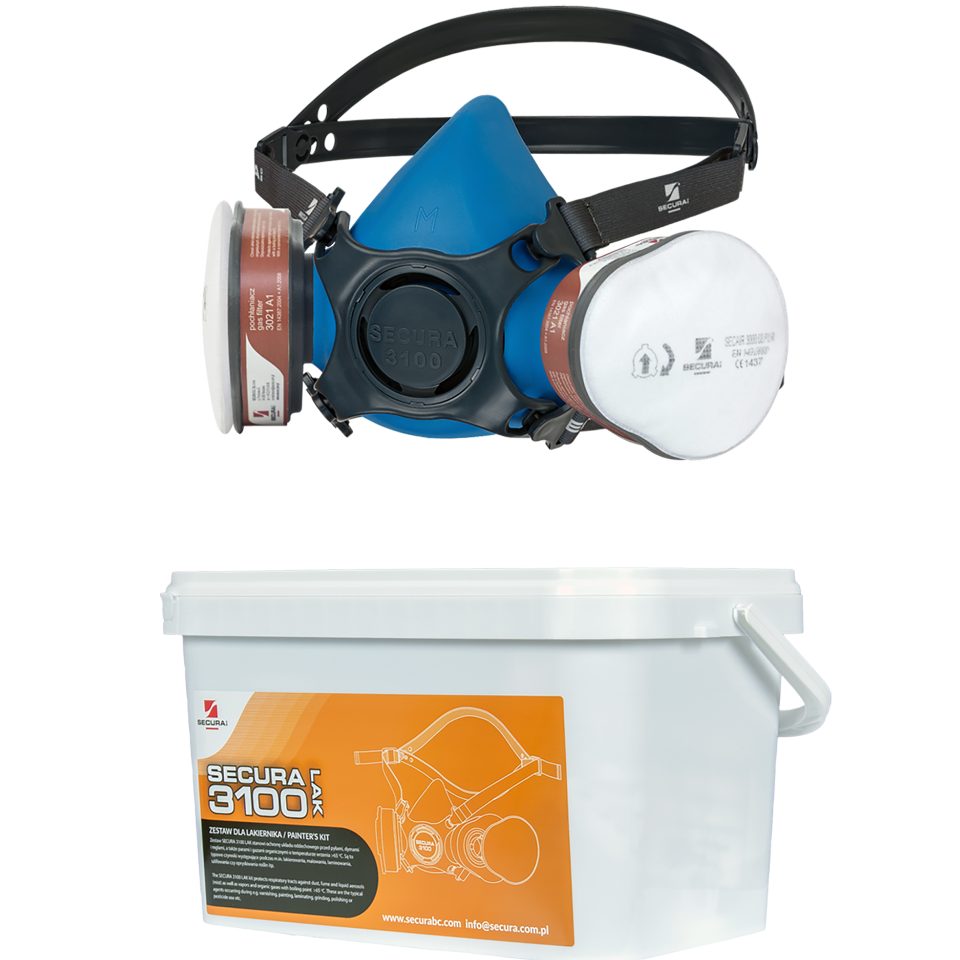 SECURa veido kaukes apsauginės