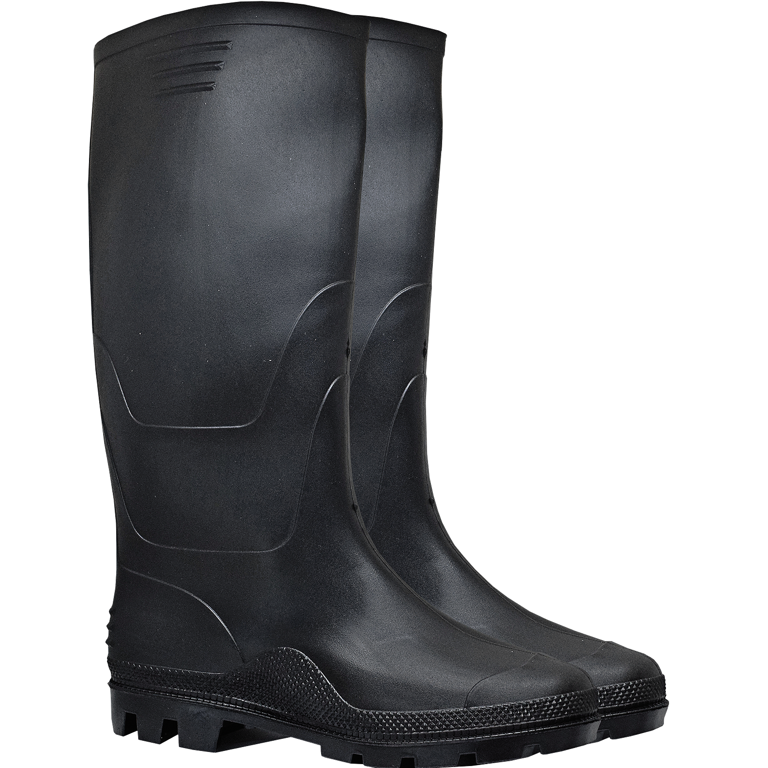 Guminiai batai su pirštų apsauga ar su metalu priekyje. Apsauginiai guminiai batai. Yra moteriški ir vyriški modeliai