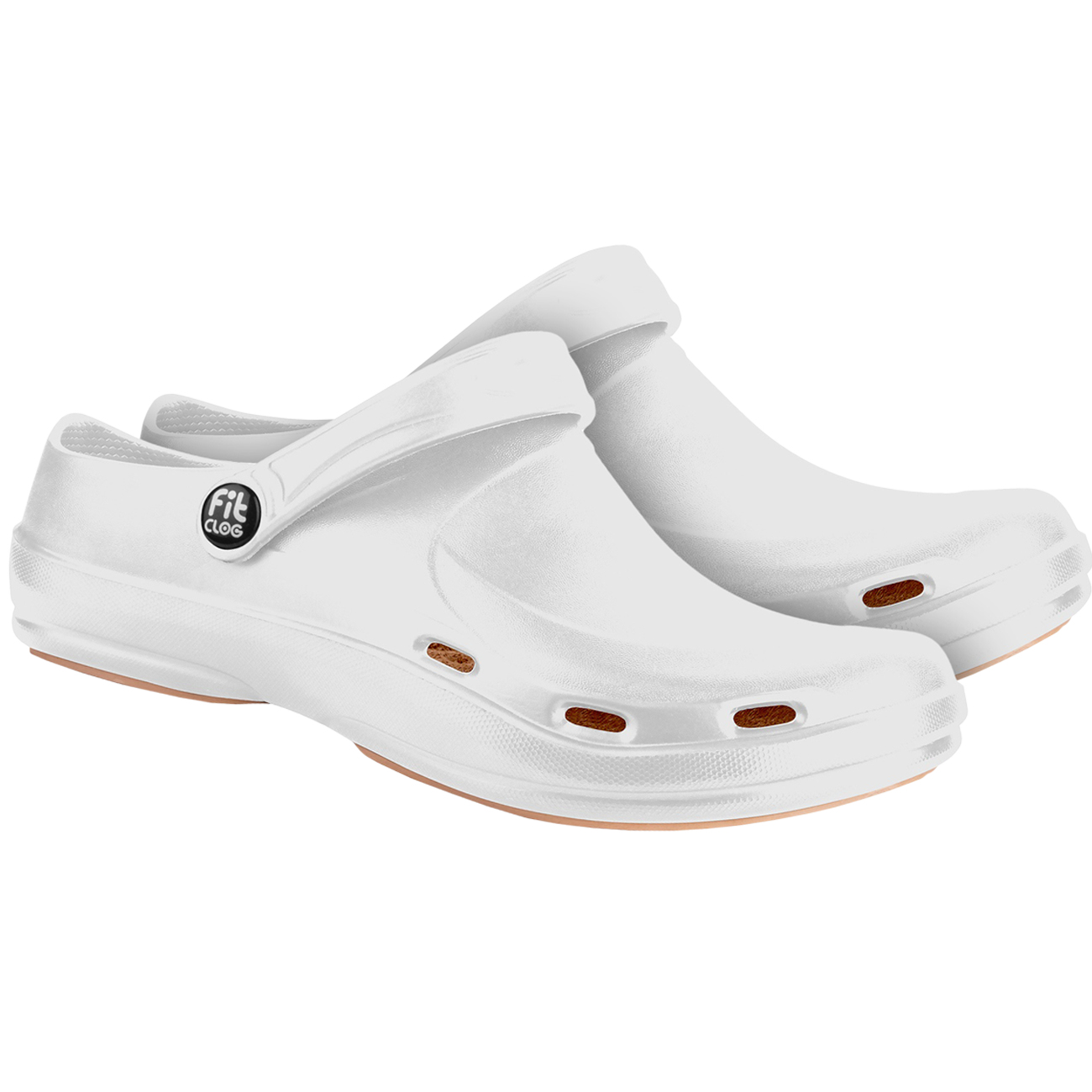 Balti medicininiai kroksai. batai medicinai ir sveikatos priežiūrai