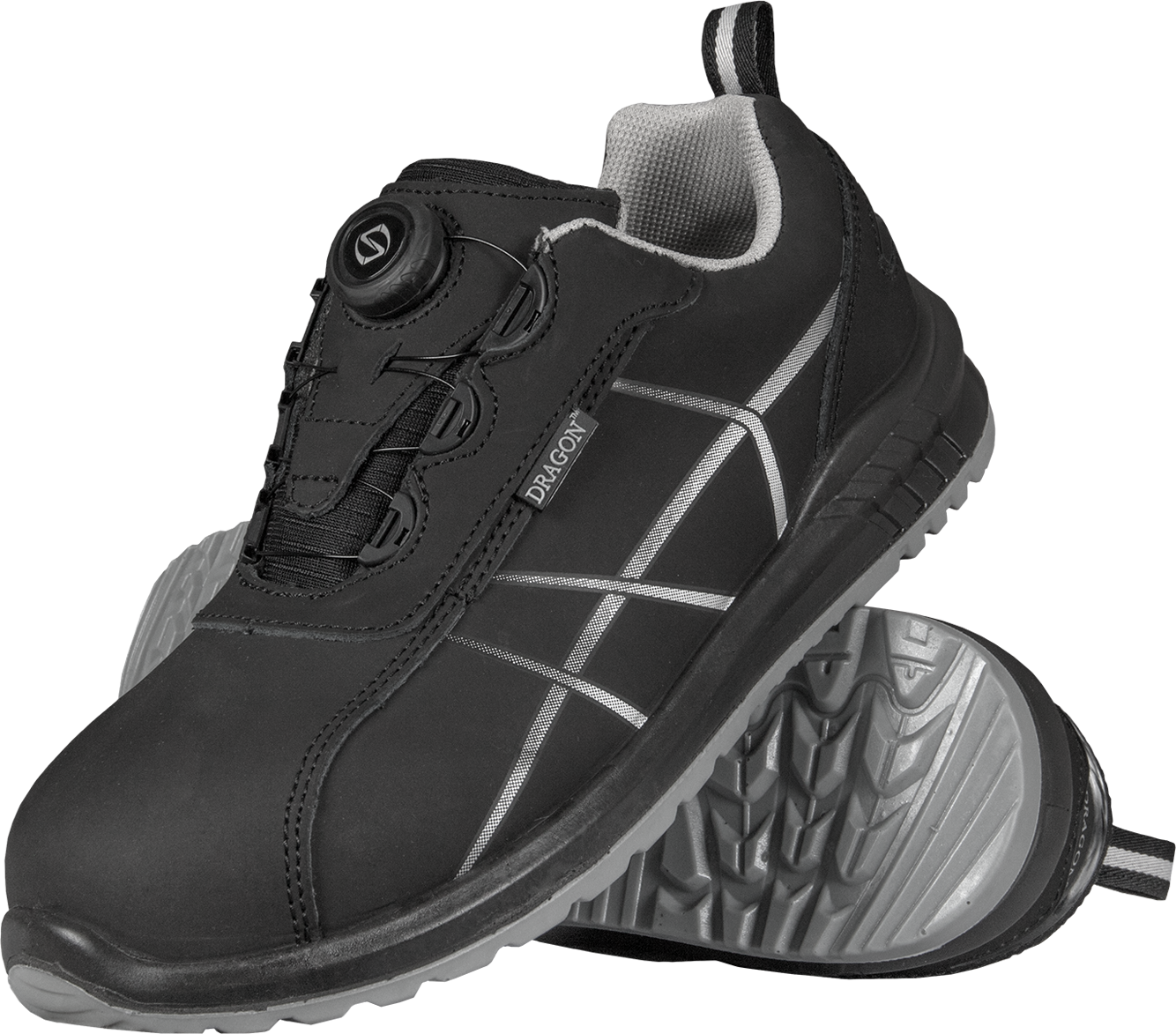 Odiniai darbo batai su greito suveržimo sistema, pasiūti naudojant nubuko odą. Batai turi neslidų bei atsparų tepalams bei kurui padą, turi antistatines savybes. Įterpta plieninė kojų pirštų apsauga nuo krentančių daiktų. Padas apsaugotas nuo pradūrimo. Patogi ir greita suvarstymo sistema (suveržiama sukant spec. ratuką). Šis batų modelis puikiai tinka darbui pavasario, vasaros bei rudens sezonams.