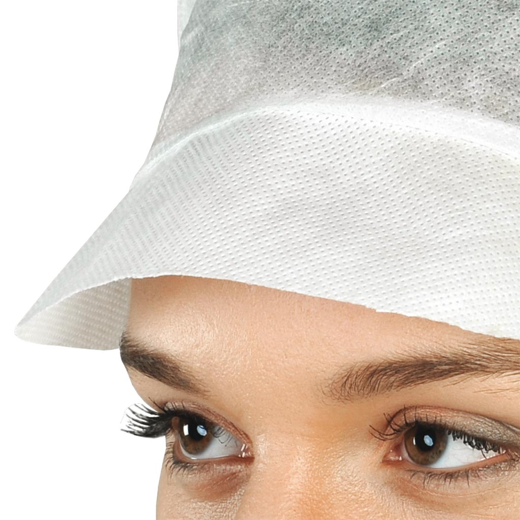 Vienkartinės kepuraitės su snapeliu CZA-D (100 vnt.)