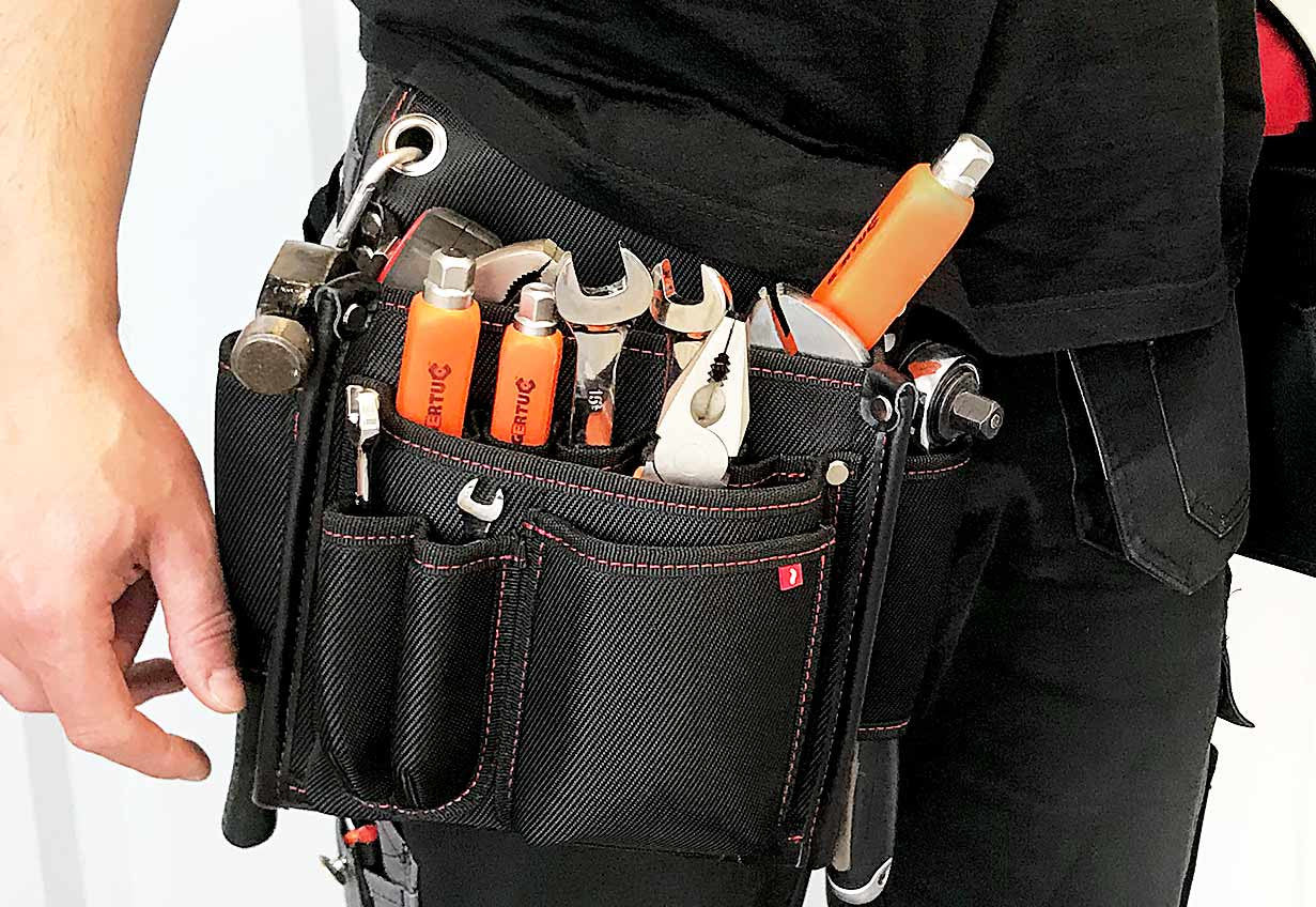 Įrankių krepšys prie diržo ALTER TOOLBOX