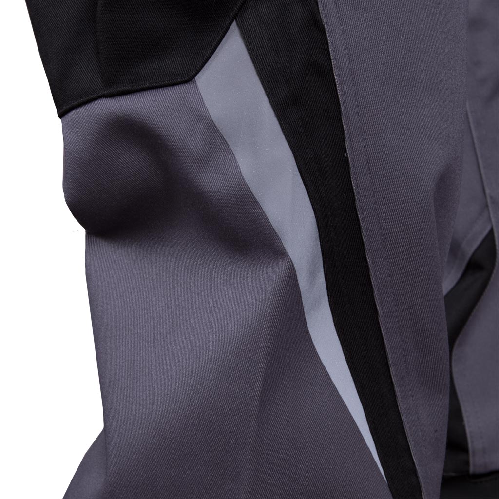 Tvirtas ir funkcionalus darbo puskombinezonis HARVER, pilkos spalvos