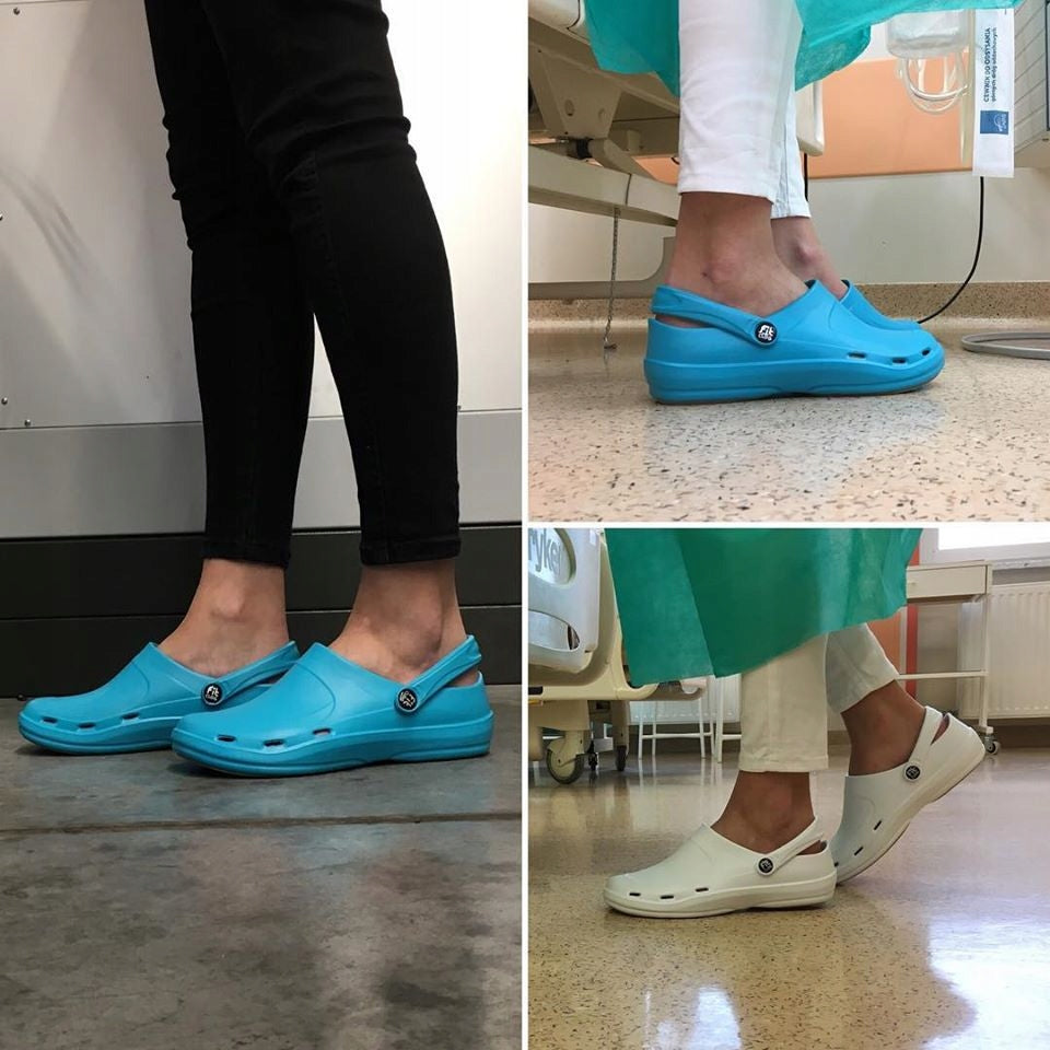 Moteriškos klumpės FIT White OB SRC E