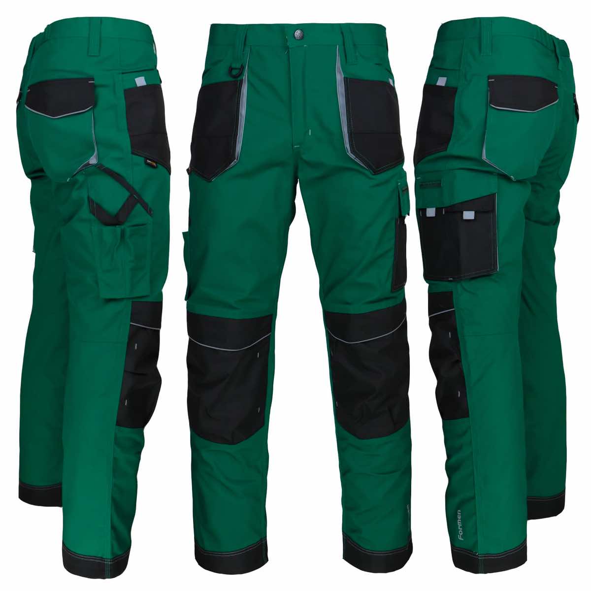 Tvirtos darbo kelnės FORMEN GREEN-D