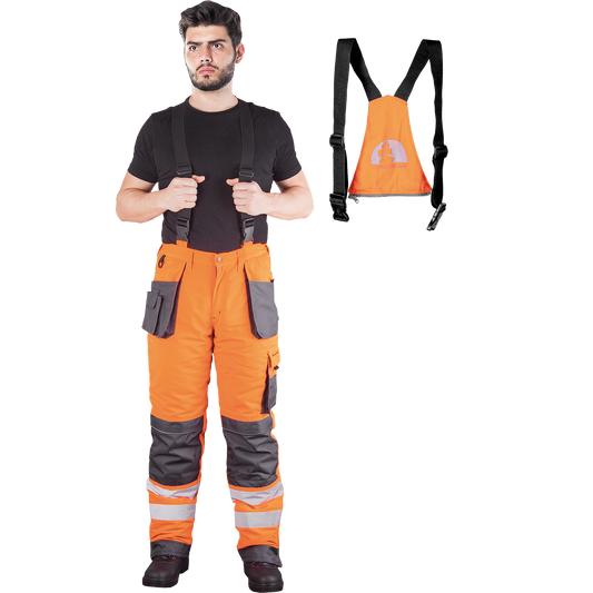 Pašiltintas puskombinezonis FORMEN-WX-VIS Orange
