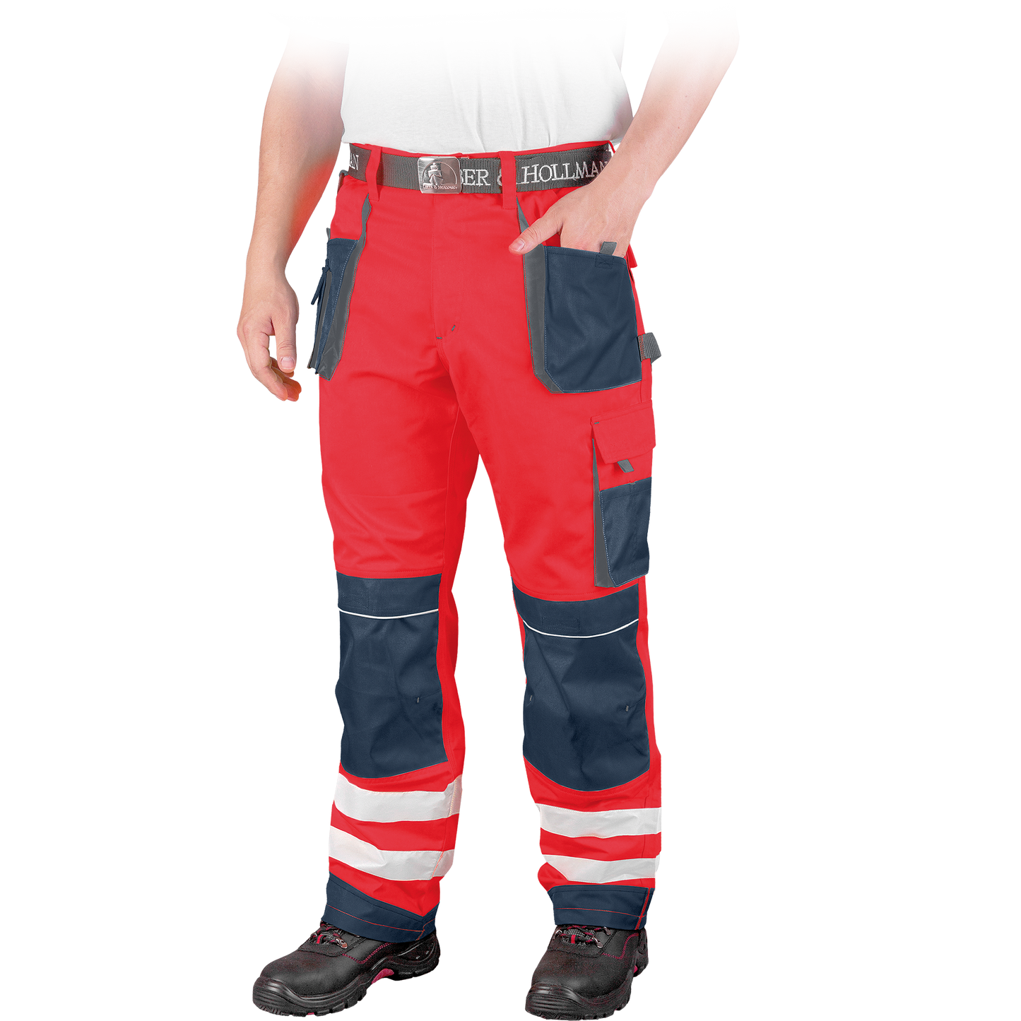 Kelnės FORMEN-VIS RED