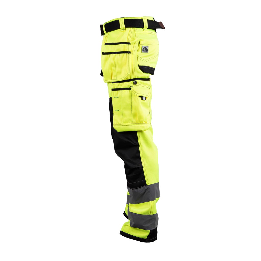 Darbo kelnės HAYTON, iš tvirto „twill“ audinio su atšvaitais (EN ISO 20471, 2 klasė)