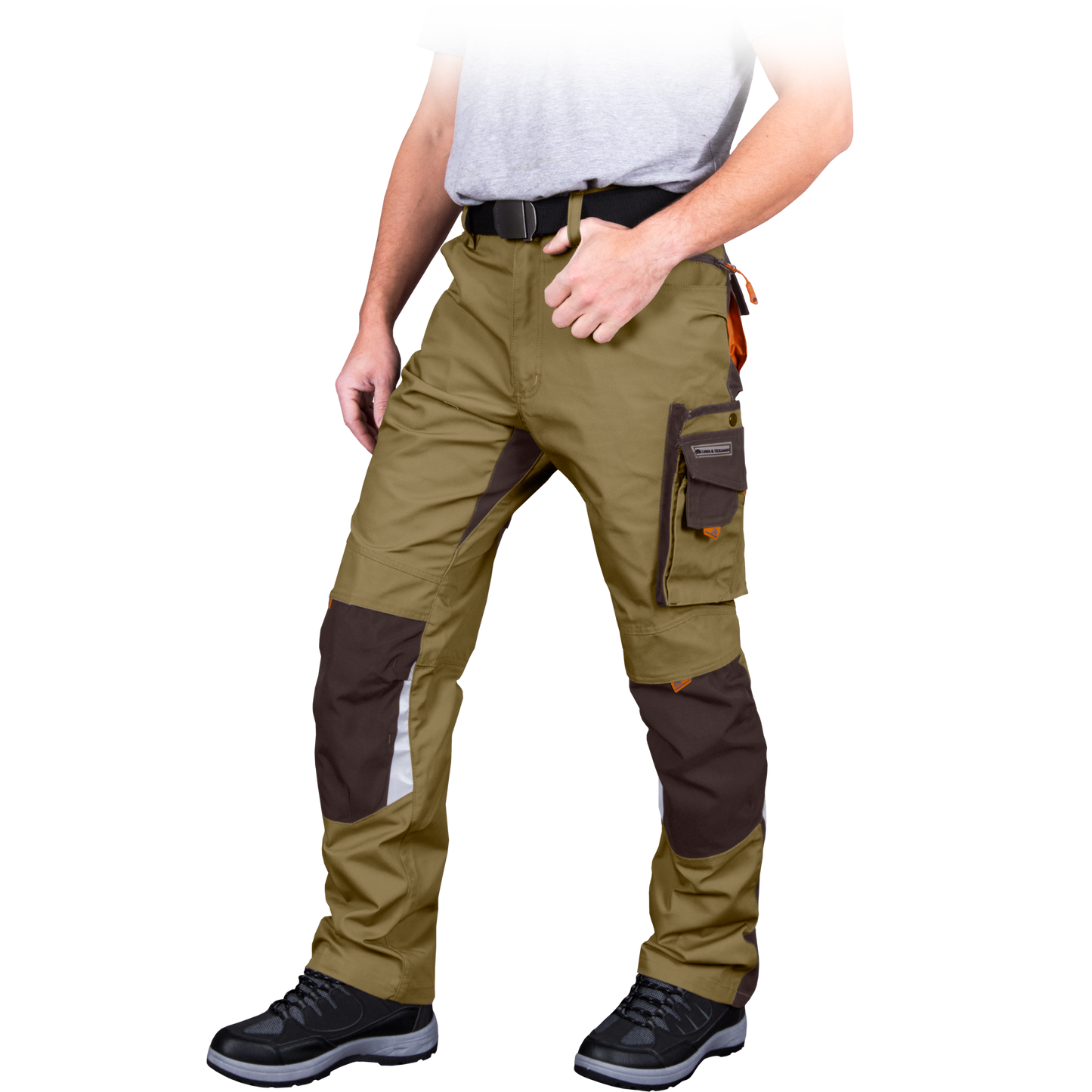 Darbinės kelnės NEW-AGE, khaki spalva