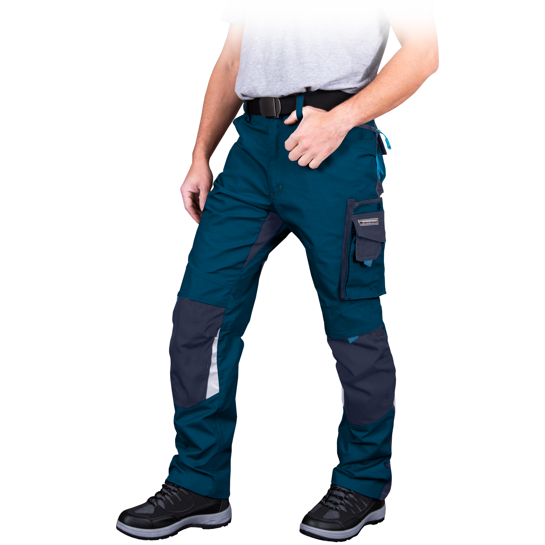 Aukštos kokybės vyriškos darbo kelnės. Skandinaviško stiliaus.