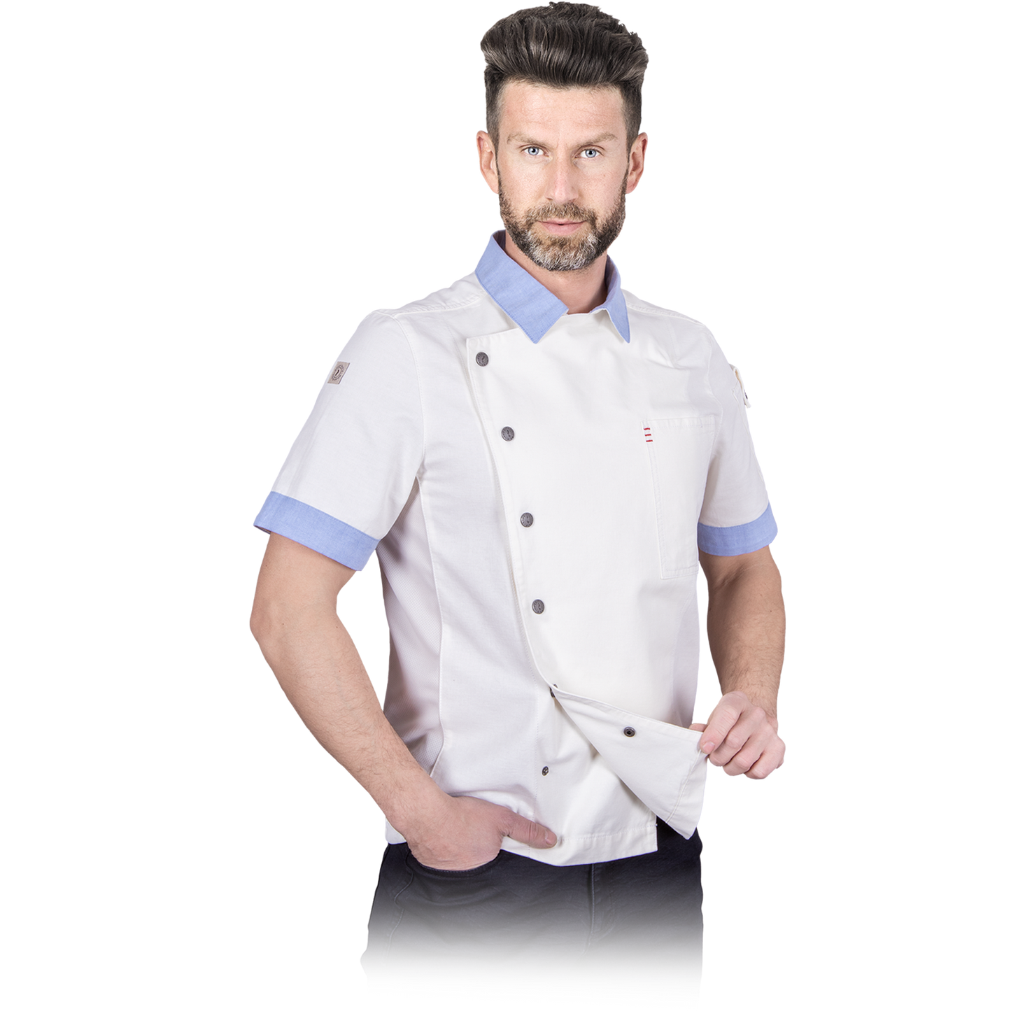 Vyriškas šefo švarkas MARCATO WHITE