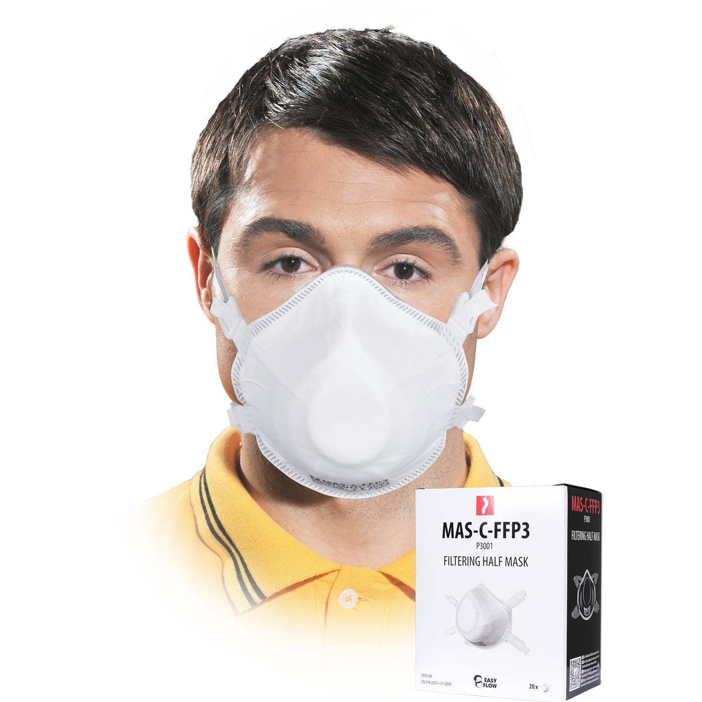 Respiratorius MAS FFP3 (20 vnt.)
