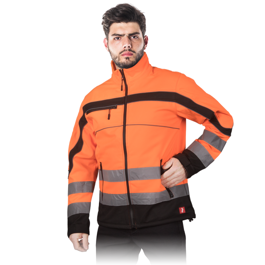 Signalinė striukė SOFTSHELL NEMO ORANGE