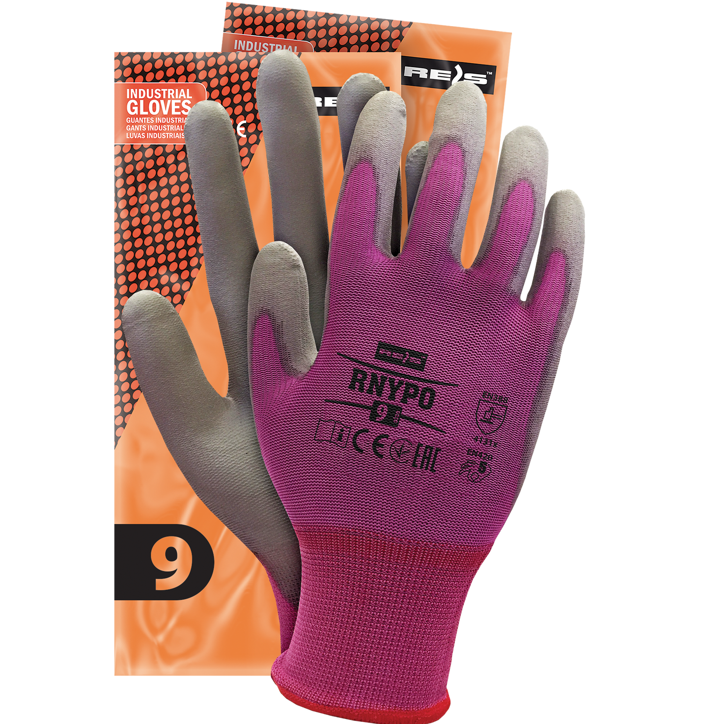 Pirštinės NYPO purple (12 porų)