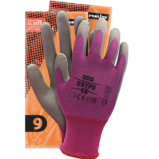 Pirštinės NYPO purple (12 porų)