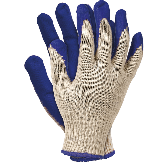 Aplietos guma pirštinės BLUE (12 porų)