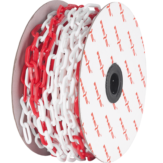 grandinė eismo žymėjimui, skirta tvirtinti ant stulpelių ar eismo kūgių